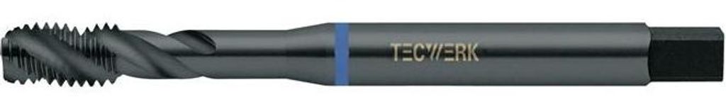 Tecwerk Maschinengewindebohrer HSS-Co nitriert und vaporisiert 6H - 1 Stk.