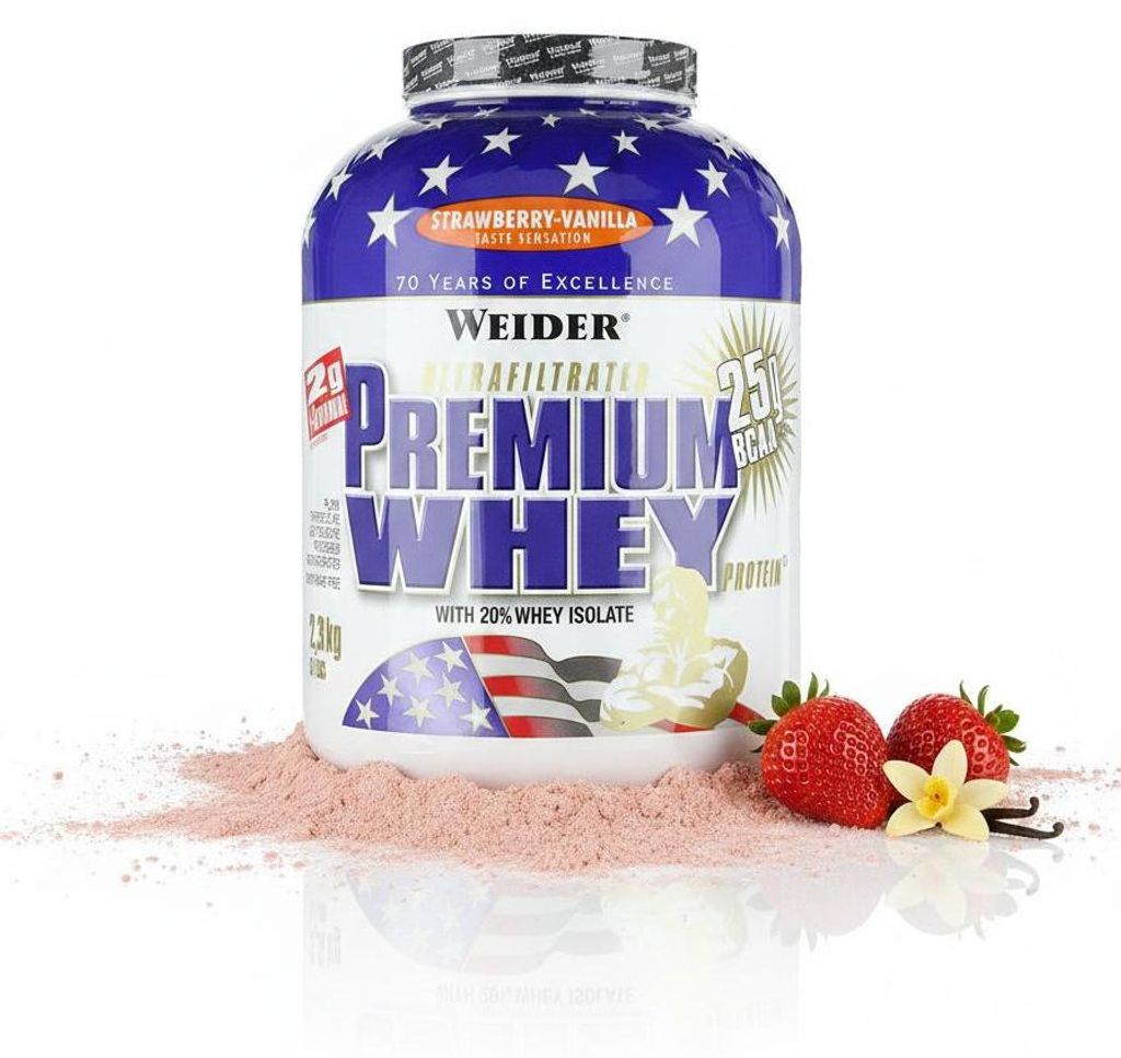 Weider Premium Whey Protein, barattolo da 2300 g, gusto: Immagine del prodotto 