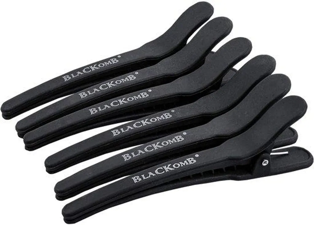 Pinces à cheveux clic-clac noires 5 cm - Accessoires coiffure pour filles