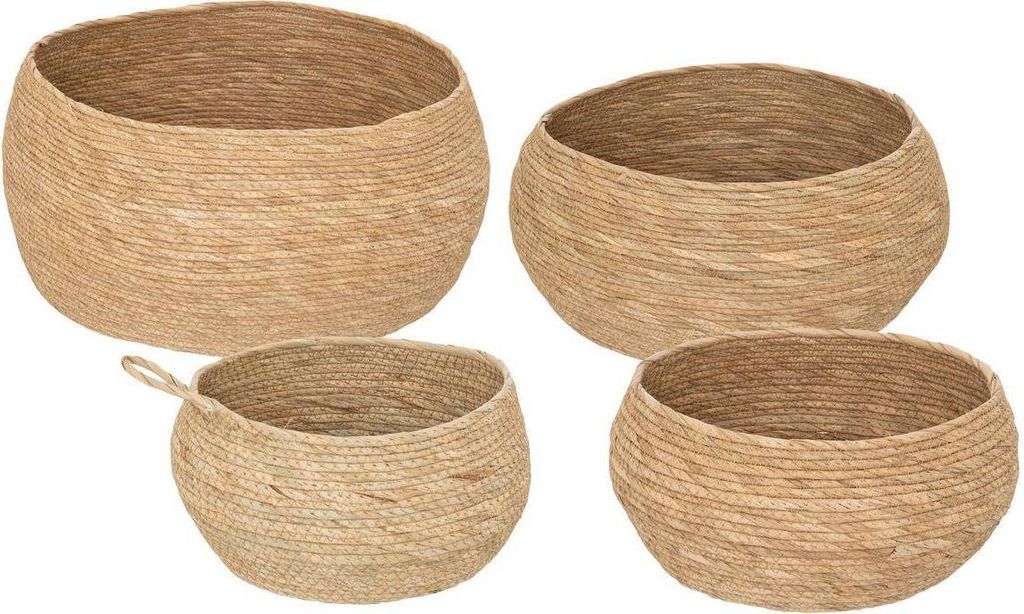Set aus 4 körben "aliza" aus seegras d22 30 40 50cm - Atmosphera créateur d'intérieur