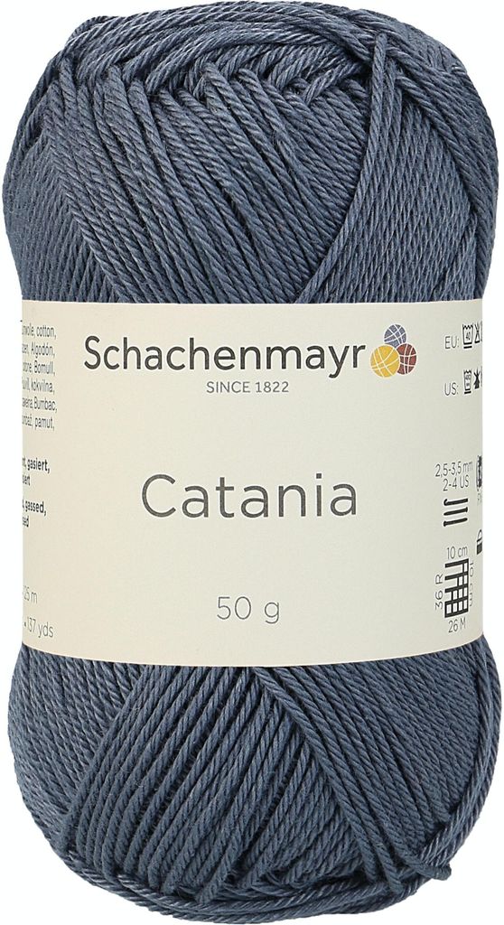 Schachenmayr Catania, 50g Graphit Handstrickgarne Produktbild 