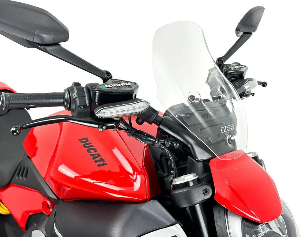 Écran de protection Diavel V4 Wscrn - Bulle transparente voyage