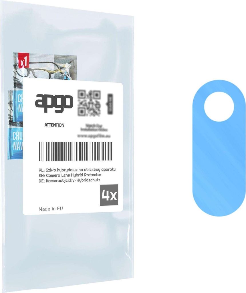 apgo 4 Stück Hybrid Kameraschutz, Kamera-Schutzglas kompatibel mit Huawei MatePad 6, Linsenschutz, 9H Härte, Schutz für Kameraobjektiv, Anti-Kra...