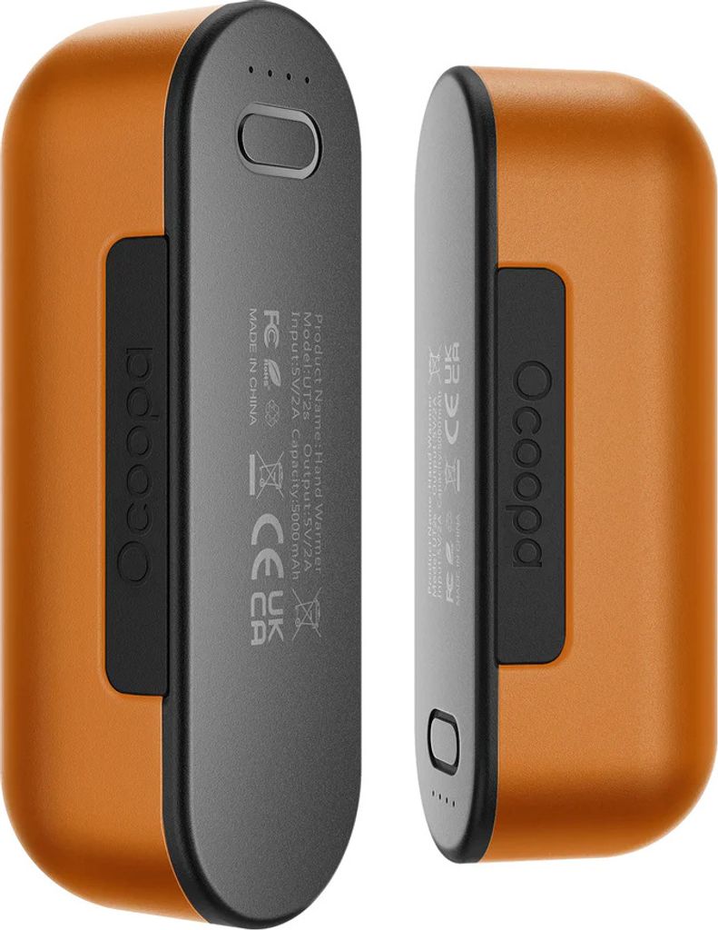 Ocoopa OCOOPA UT2s Hand warmers 2 pieces Orange Immagine del prodotto 