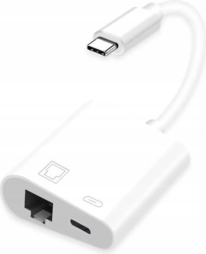 Adattatore Rete Ethernet USB-C + Power Delivery 100W | MacBook Pro