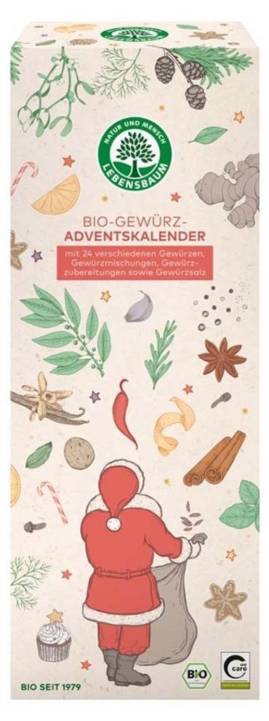 Lebensbaum Bio Adventskalender mit 24 Gewürz-Überraschungen Produktbild 
