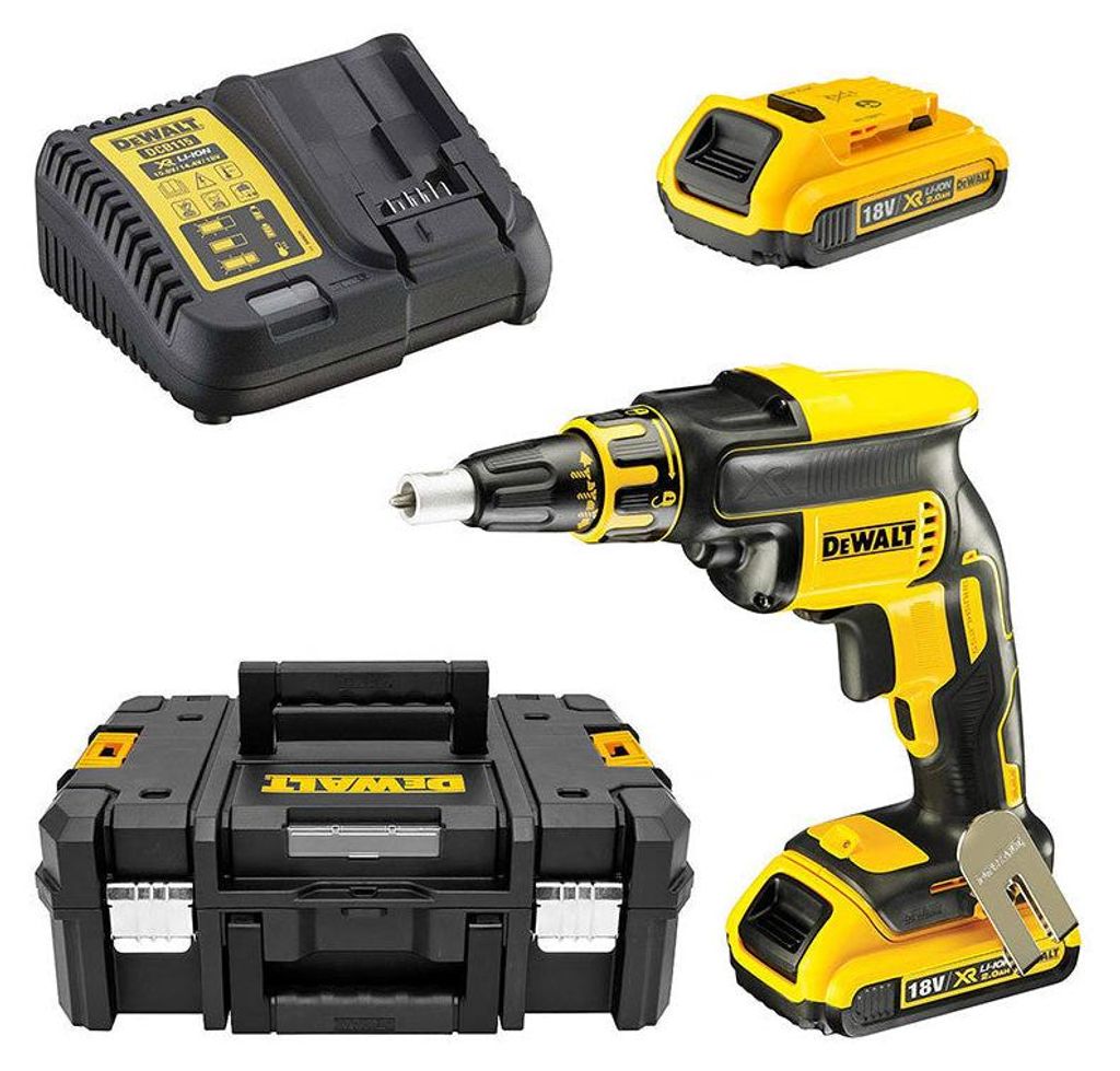 Visseuse à Placo DEWALT DCF620D2-QW 18V (2 x 2Ah) Li-ion en Image du produit 