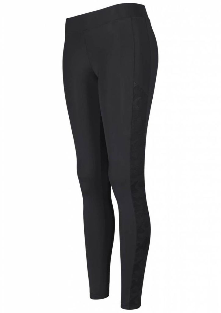 Urban Classics Ladies - Jacquard Camo Leggings schwarz - S