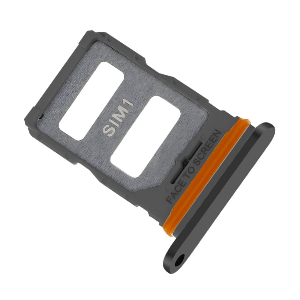 Clappio, SIM-Kartenhalter für Xiaomi 12 Lite Dual Nano SIM, Schwarz