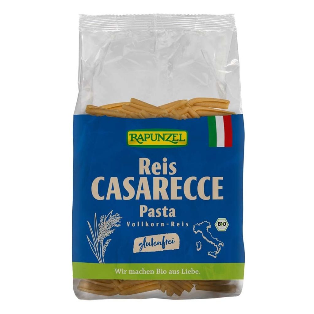 NUDELN (VOLLKORNRIS) CASARECCE GLUTENFREI  250 g – RAPUNZEL Produktbild 