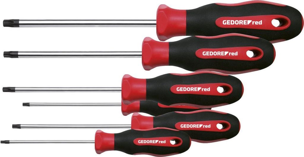 GEDORE red R38402006 2K-Schraubendrehersatz T10-40 6-teilig, 3301272