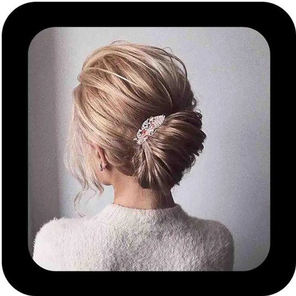 Accessoire Cheveux Mariage : Barrette Flèche de Cristal Modèle Pauw Femme