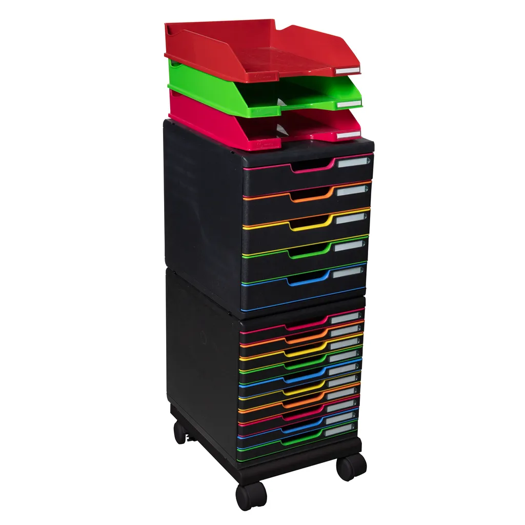 Roulettes pour caisson de bureau Modulo Exacompta : mobilité facile - 2