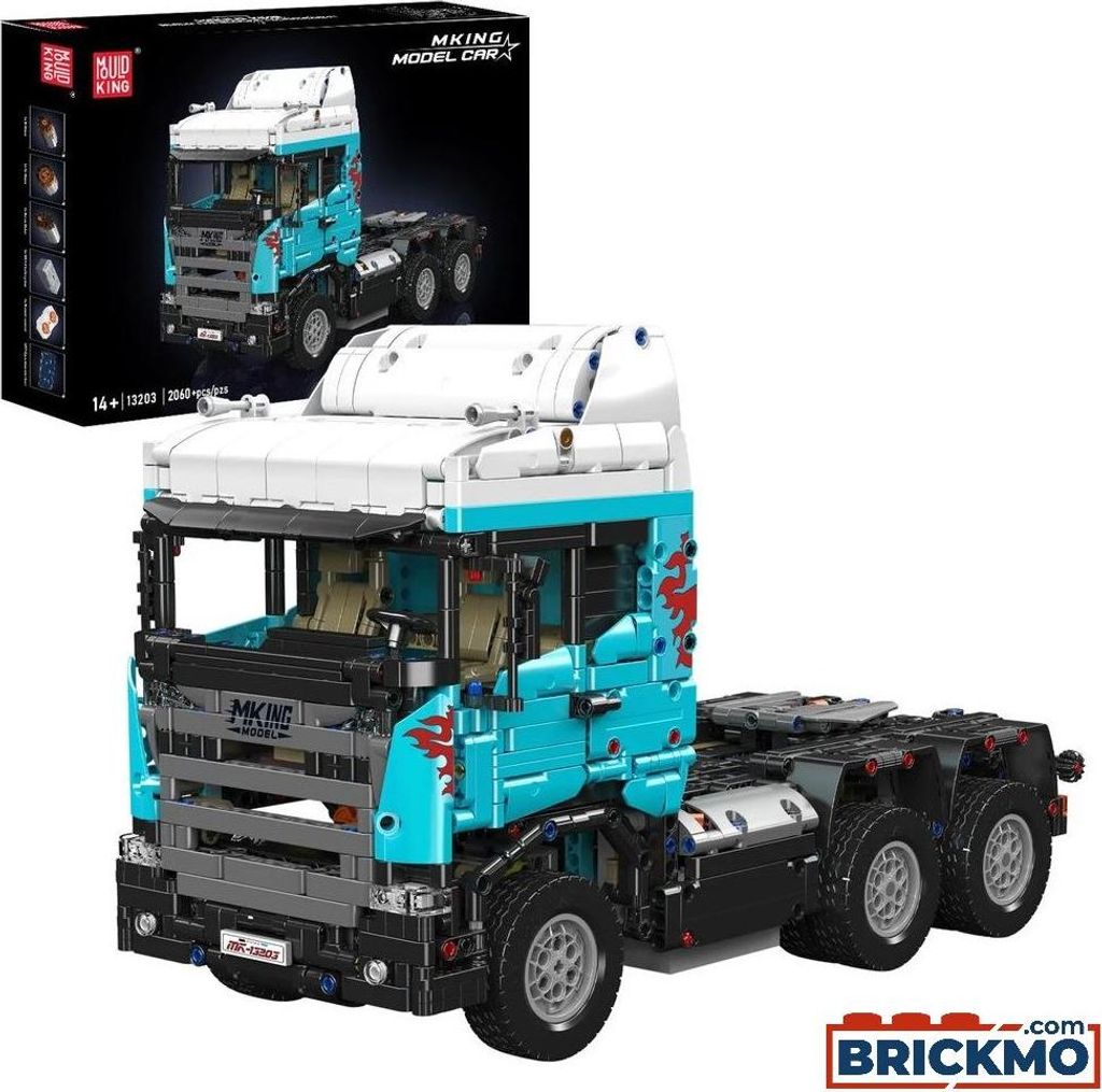 Mould King Technik LKW Zugmaschine 3achs 13203