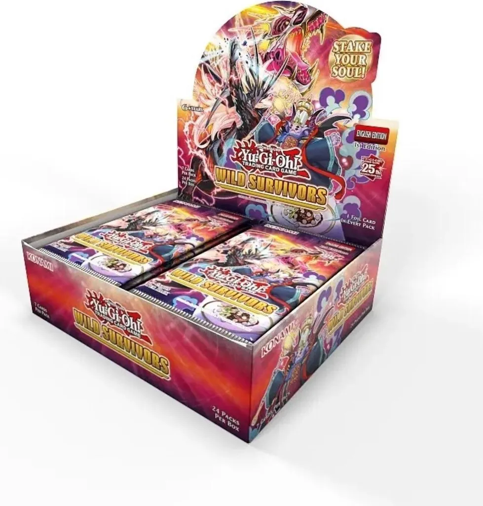 Cartes Yu-Gi-Oh! Wild Survivors boite collector de monstres Dinosaures