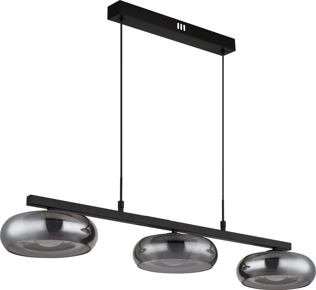 GLOBO Lighting Hängeleuchte CARLENE LBH 85x20x120 cm schwarz Hängelampe