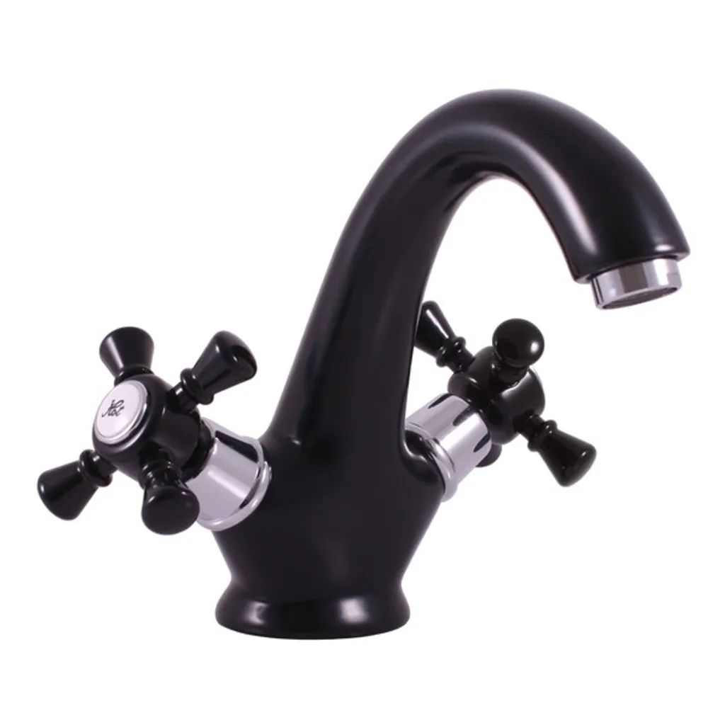 Design Retrò Slezák-RAV Morava MK328CMATC Nero Opaco/Cromo 3/8''
