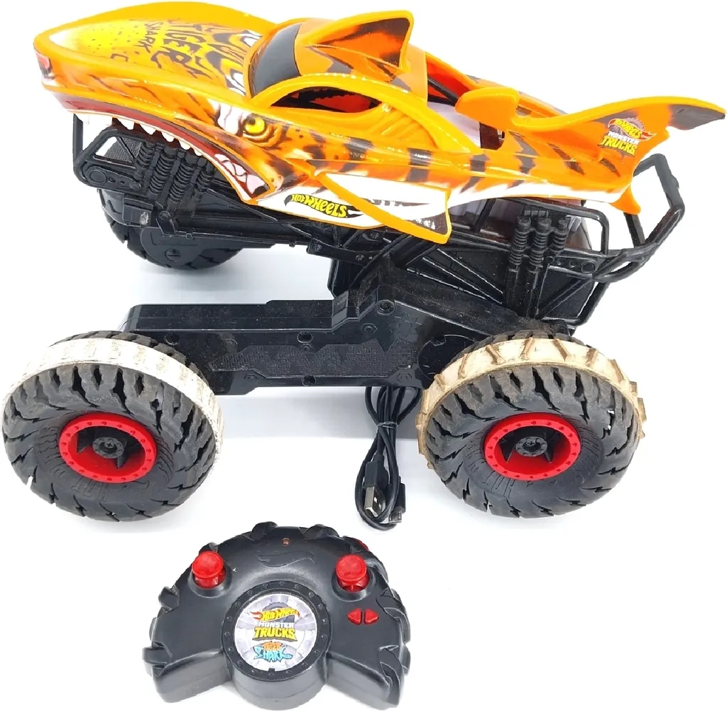Monster Truck Télécommandé Tiger Shark 1:15 Idéal pour Jeu Extérieur - 19