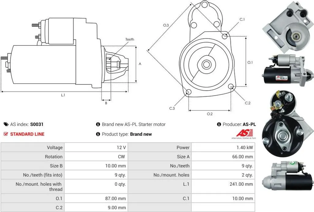 Moteur de démarrage Jeep Wrangler Cherokee 2.5 essence de haute qualité