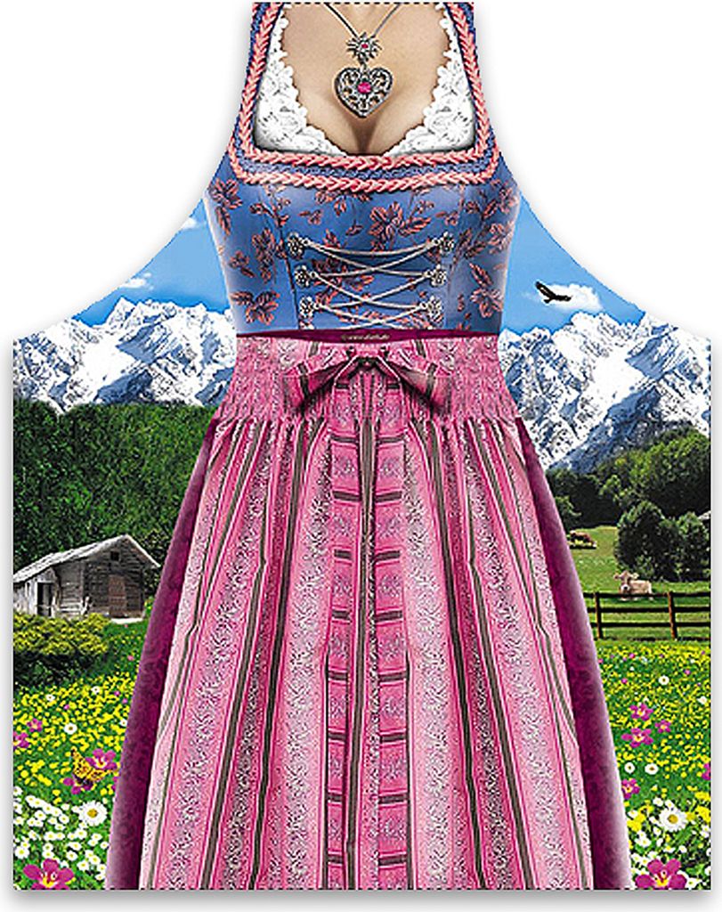 Dirndl Kochschürze Bayerische Tracht Produktbild 