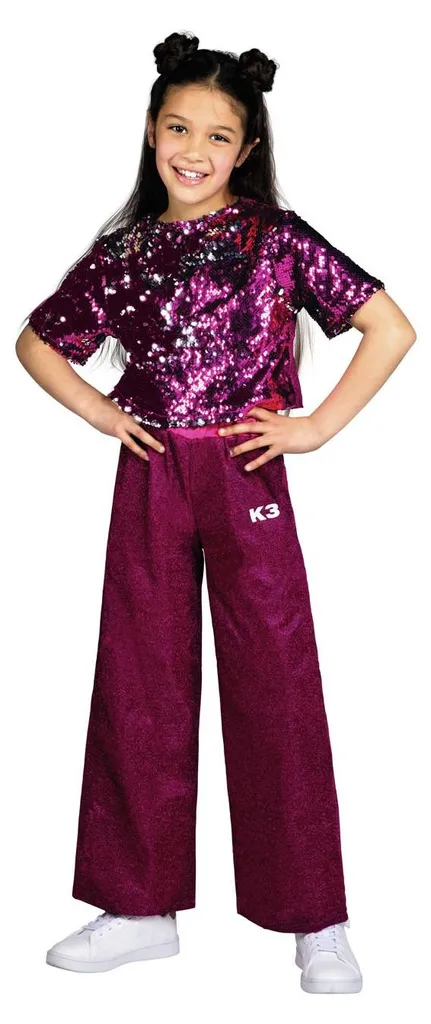 Déguisement Robe Rose Studio 100 - Tenue de Fête Fille 9-11 Ans