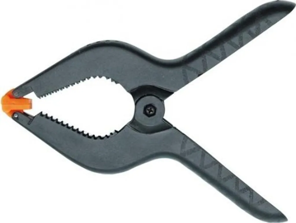 SET 4 MORSETTI MORSETTO STRETTOIO PINZA A MOLLA IN PLASTICA 3 Lunghezza 95 Mm
