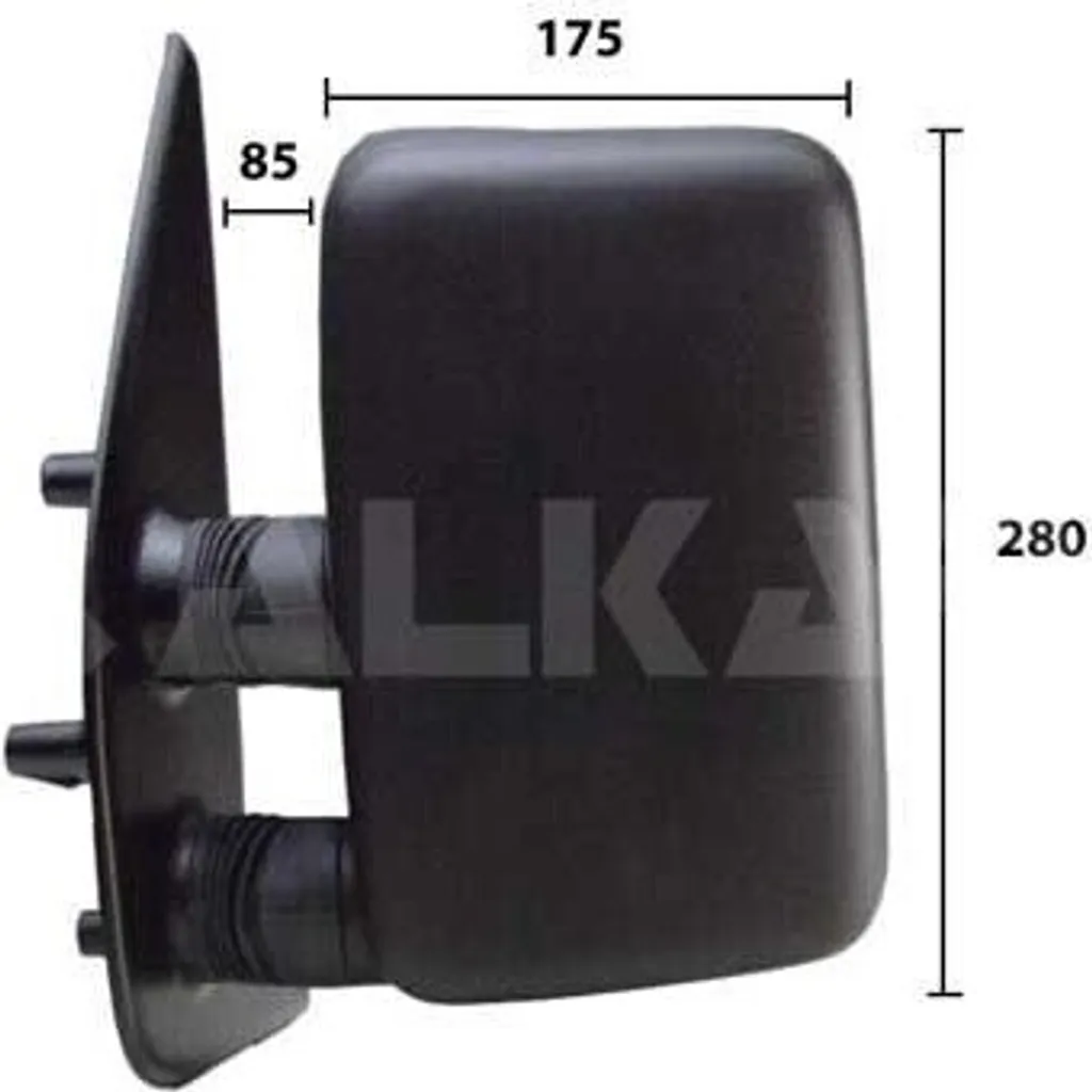 Rétroviseur Gauche ALKAR 9250961 pour Fiat Ducato et Peugeot Boxer