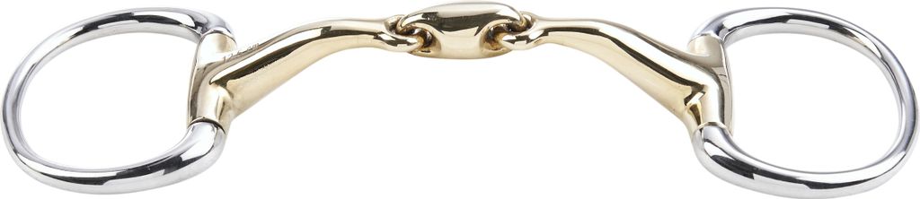 BUSSE Olivenkopfgebiss Doppelt Gebrochen KAUGAN -Shaped 16 mm Trense 13,5 cm
