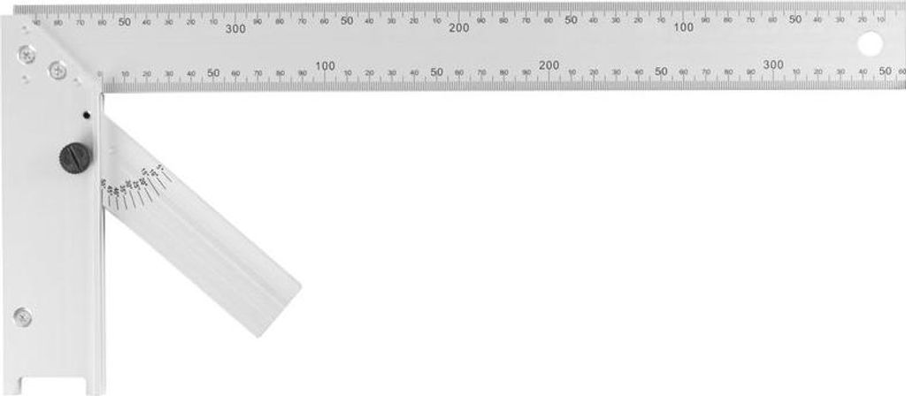 Winkel DY-5030 - 400 mm, Alu, mit Winkelmesser