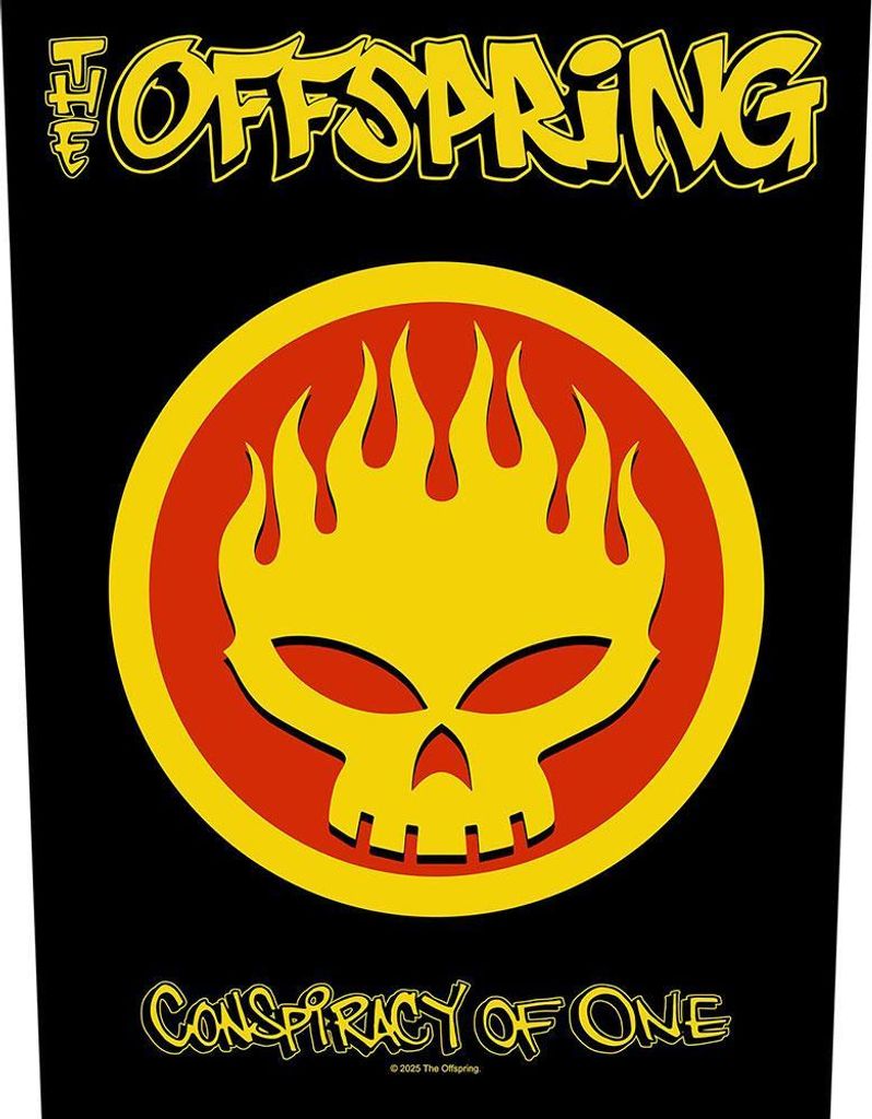 The Offspring - Patch "Conspiracy Of One" RO13970 (Einheitsgröße) (Schwarz/Gelb/Rot)