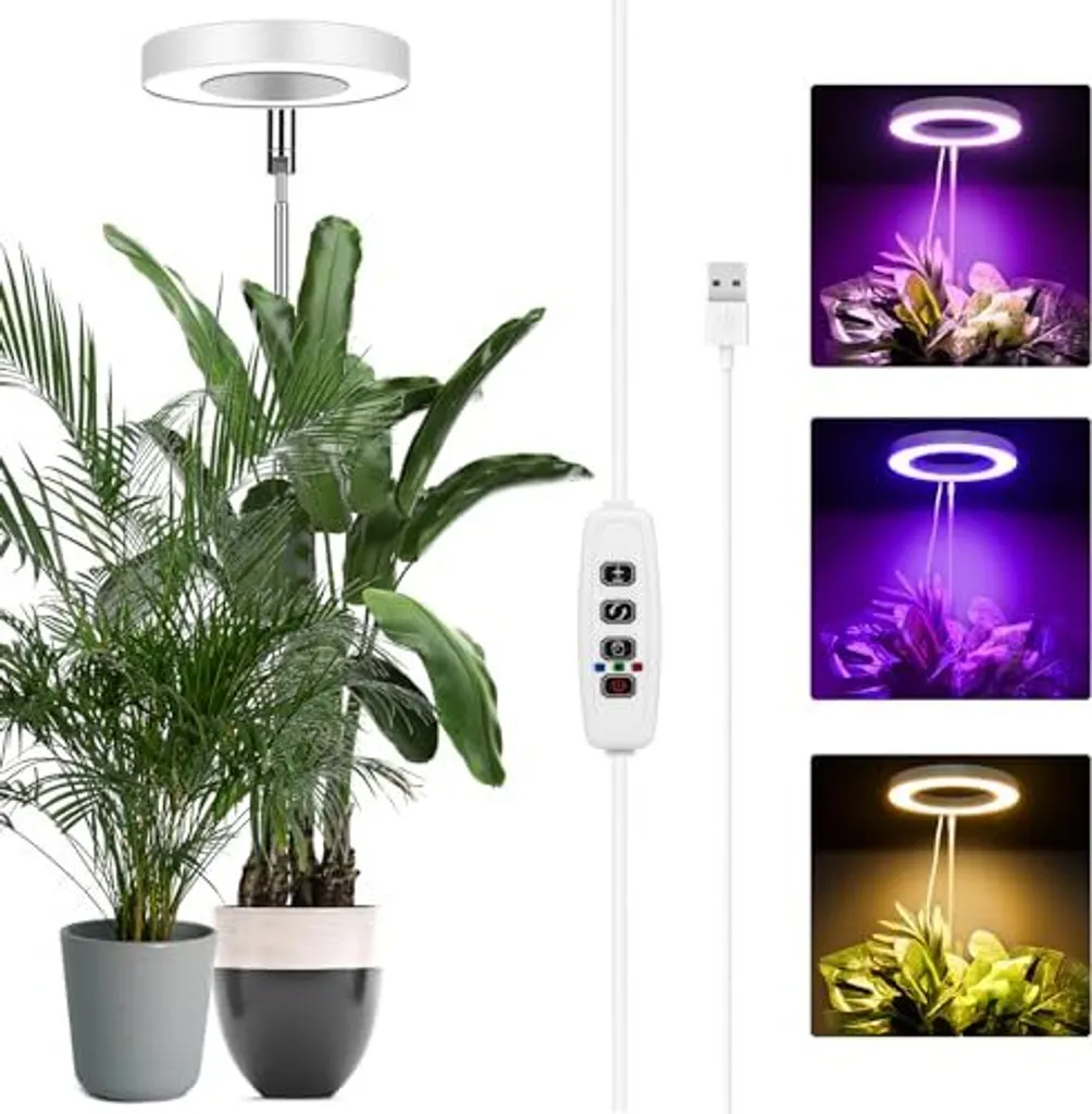 Lampada LED Ainiv per Piante: Arreda con Luce e Design Moderno