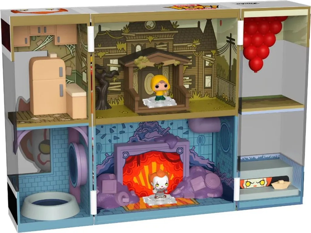 Figurines Bitty Pop IT Pennywise Lair - Micro Statuettes de Collection - 2
