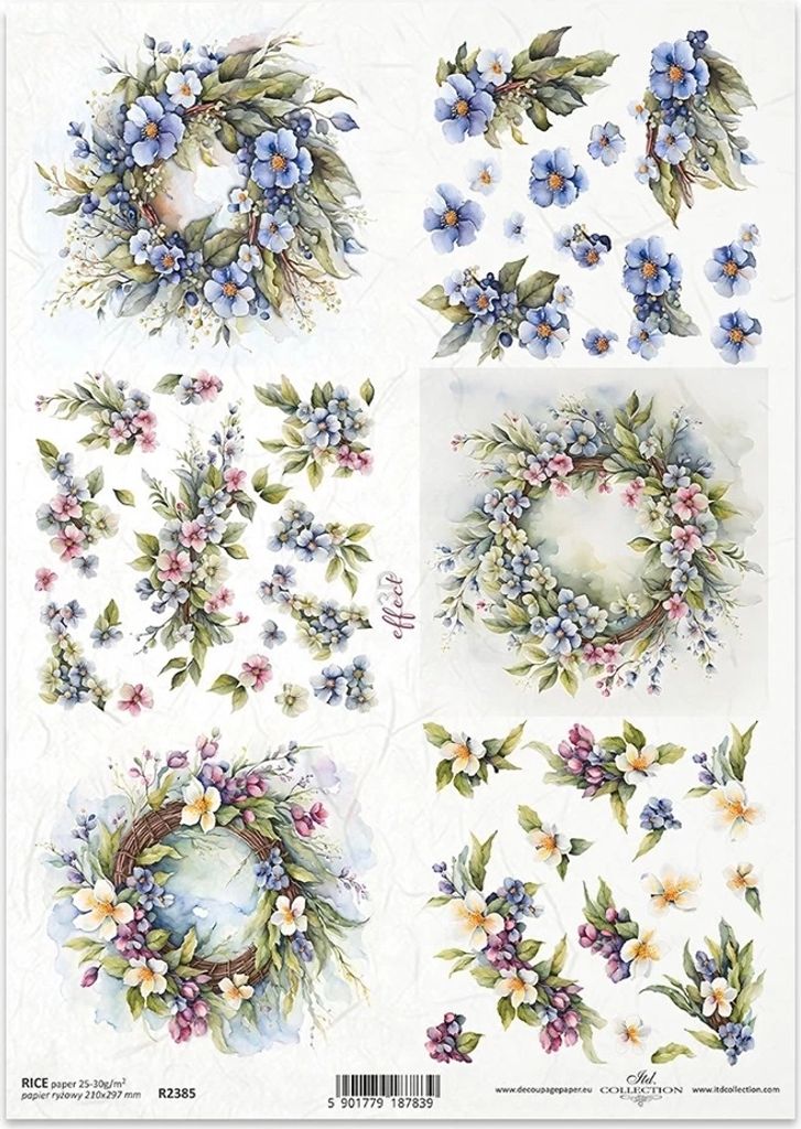 ITD Reispapier Decoupage Bastelpapier Produktbild 