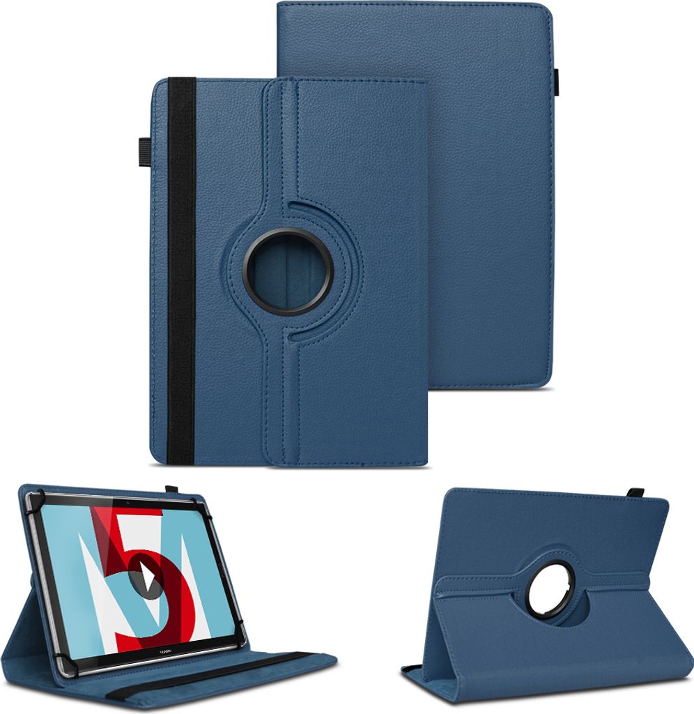 Tablet Tasche für XGODY P60 / P60 Pro Hülle Schutzhülle Cover 360 Drehbar CaseFarben:Blau