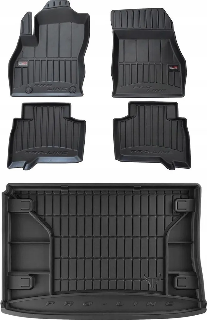 Tappeti Gomma Peugeot Bipper 2007-2017: Tecnologia 3D TPE Certificata