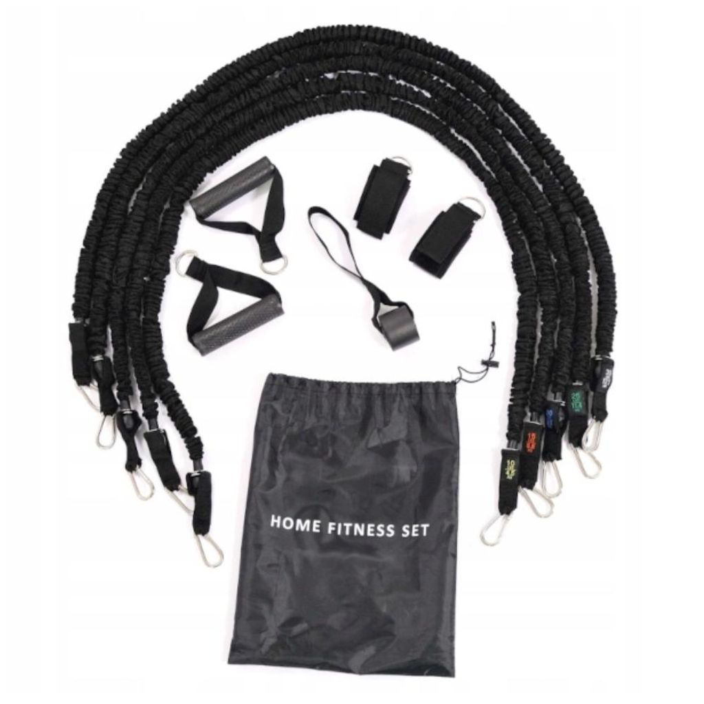 Set aus 5 Widerstandsbändern mit Schutz-Nylonhülle – Produktbild 