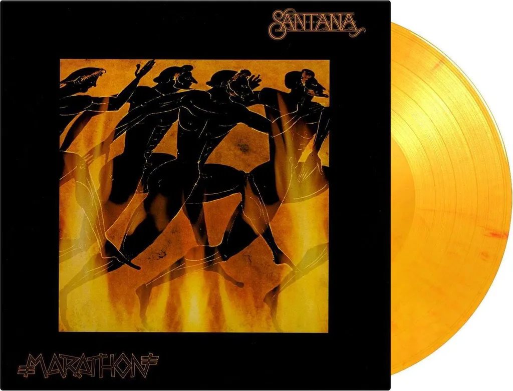 Santana Marathon Vinyle Marbré 180g Édition Limitée Numérotée 45 Ans