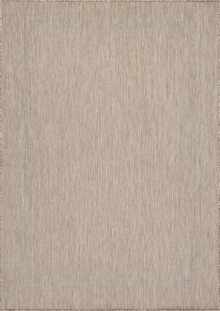Tapis de Balcon et Couloir Beige 80x250cm Relax Tranqua Haute Qualité
