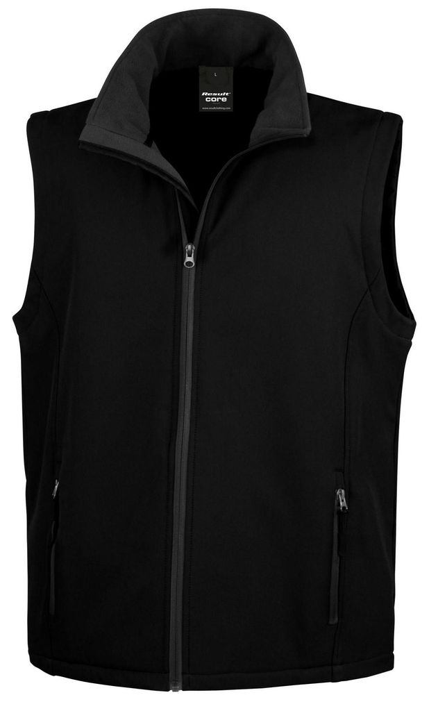 Result - "Printable" Weste für Herren FK1247 (XL) (Schwarz)