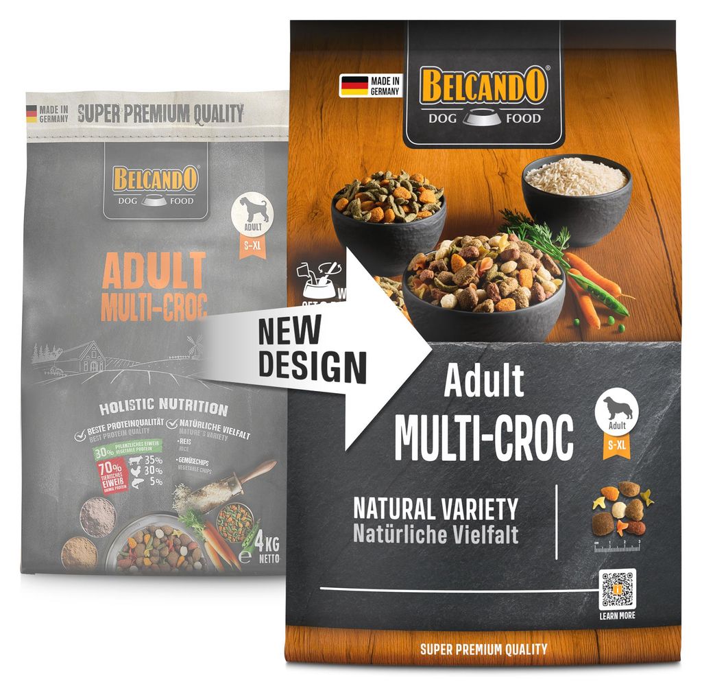 Belcando Adult Multi-Croc nourriture sèche pour chiens 4 kg Image du produit 