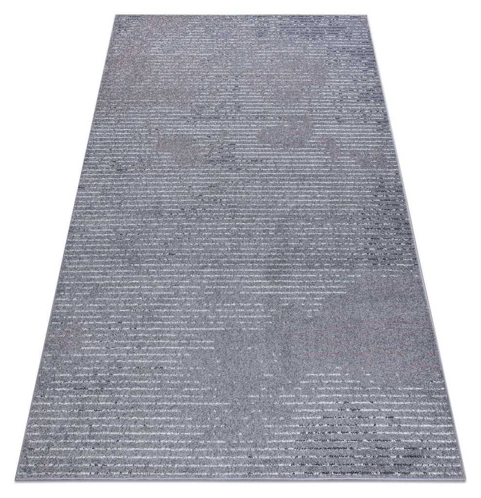 Teppich HEOS 78596 silber / rosa LINIEN Grau 160x220 cm