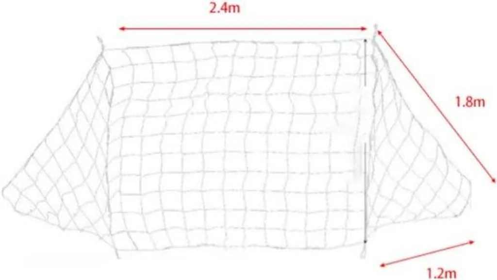 Filet de football résistant avec accessoires de frappe pour enfant