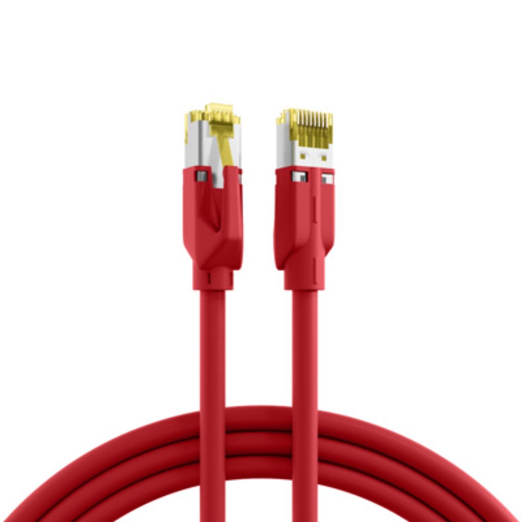 EFB RJ45 Patchkabel S/FTP,Cat.6A,TM31,UC900,5m,rot