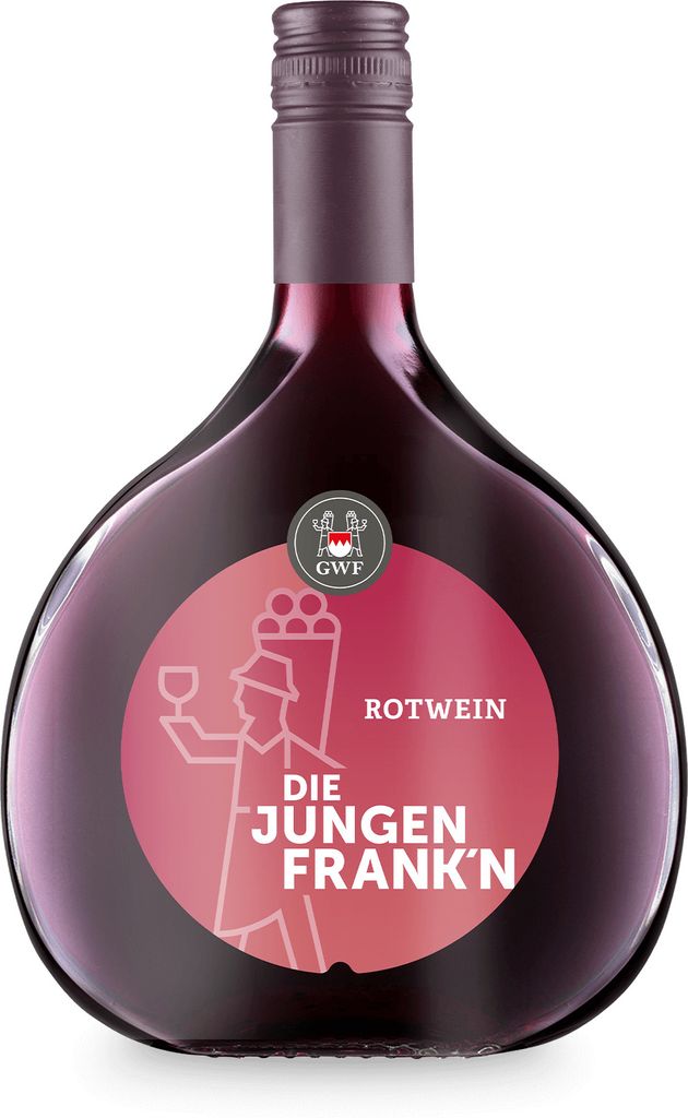 Die jungen Frank'n Rotwein QbA halbtrocken 12% vol. 0,75l Produktbild 1