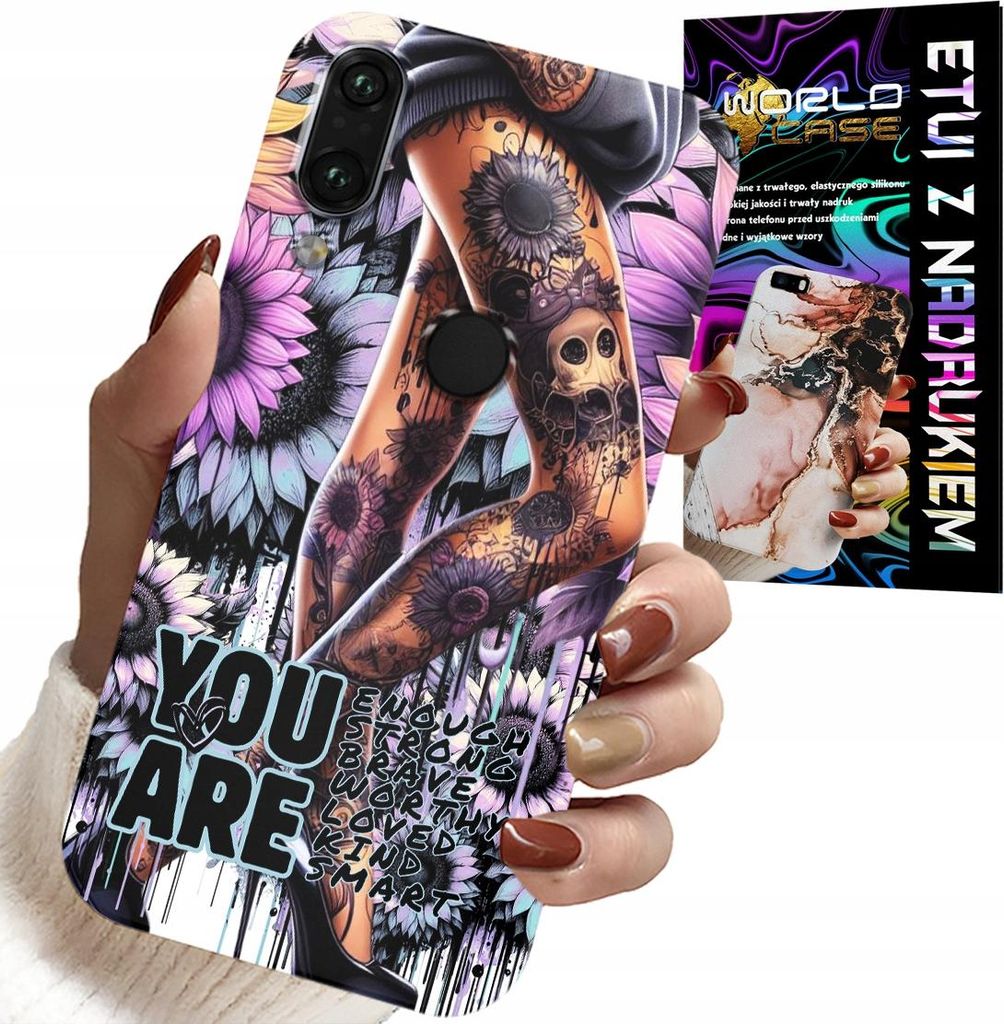 Fall Für Xiaomi Note 7 - Feminine Designs Sie Sind Frau Mit Tattoo