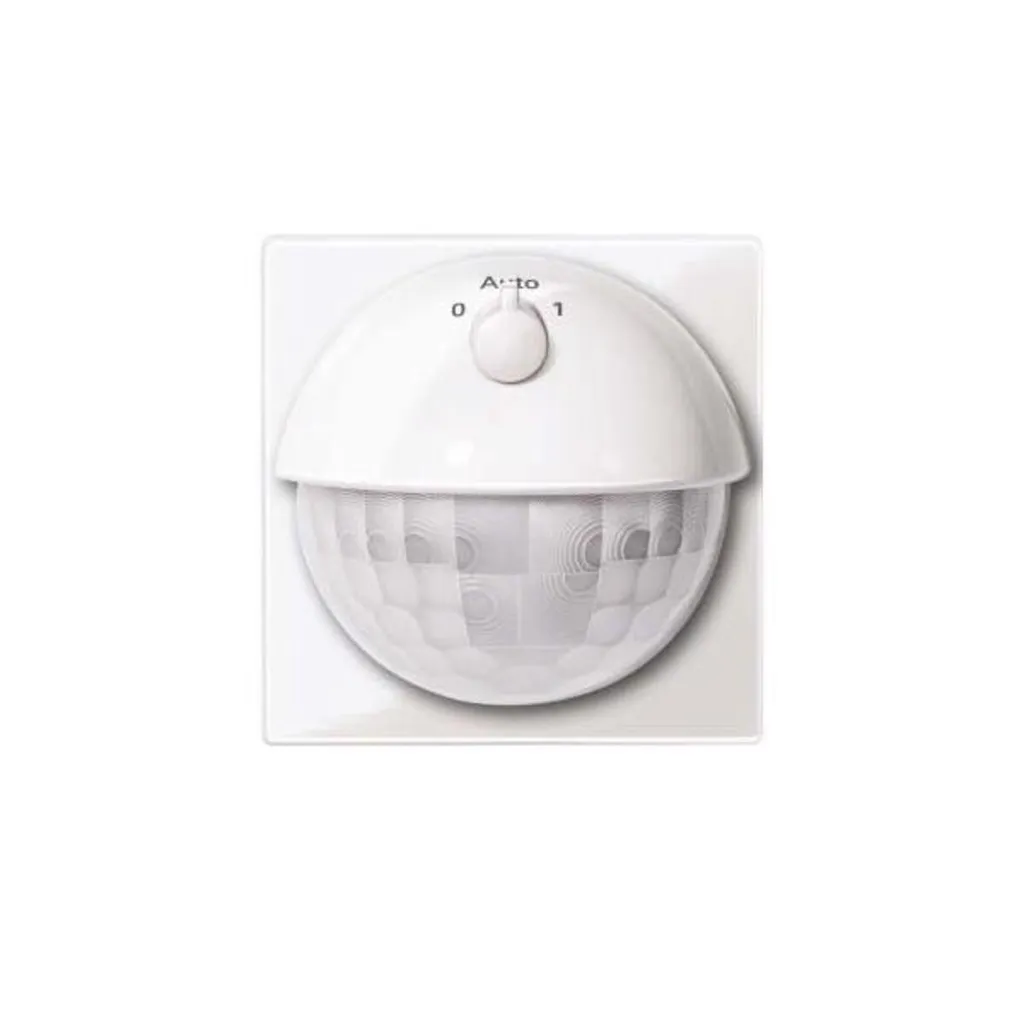 Détecteur ARGUS Merten blanc polaire brillant avec module interrupteur