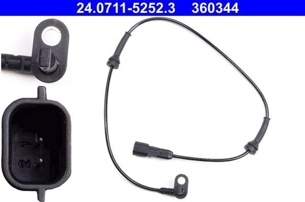 OFFERTA ATE 24.0711-5252.3 Sensore ABS Master 8200735315 Originale - 1