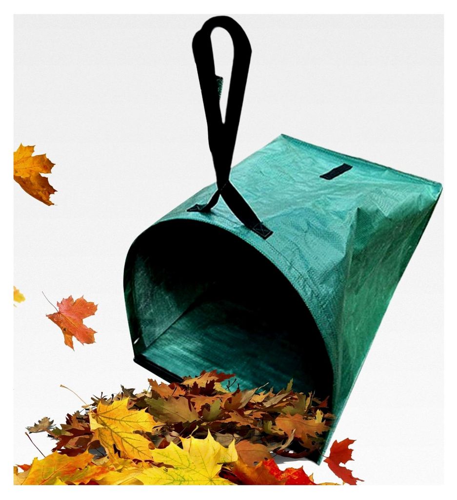 Laubsackhalter, Kehrschaufel-Rasensäcke, große Kapazität, Abfallsack, Rasenpflege-Zubehör für Camping, Bau, Landschaftsbau, Wäsche-Szenarien