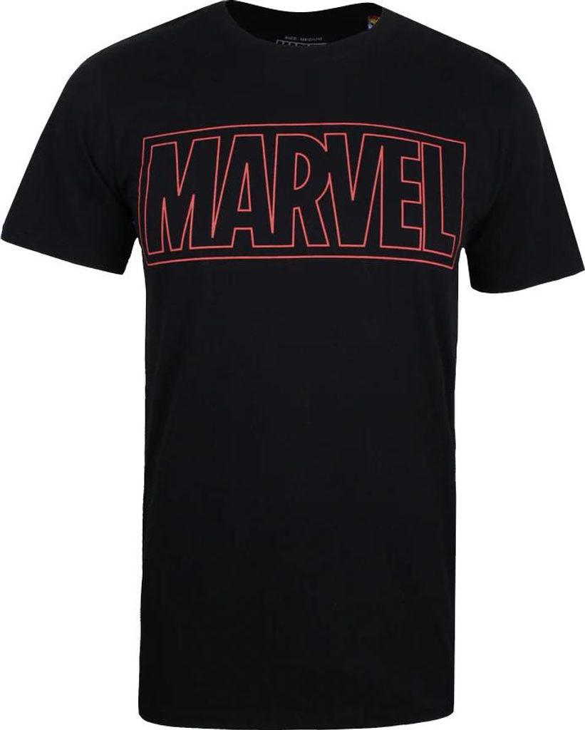 Marvel - T-Shirt Logo für Herren TV294 (XXL) (Grau meliert)