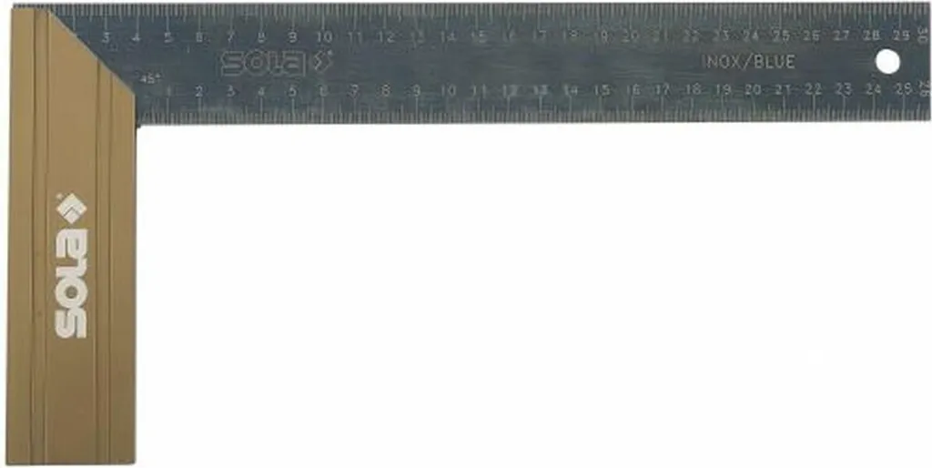 SOLA SRB 400x170mm Squadra Professionale Acciaio Inossidabile